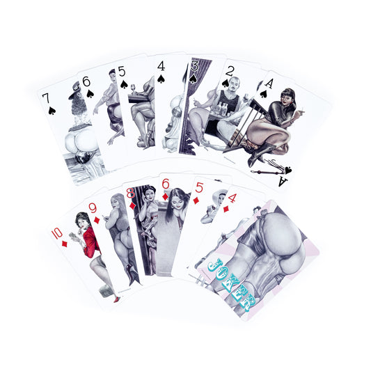 Namio Harukawa playing card produced and designed by Hajime Sorayama