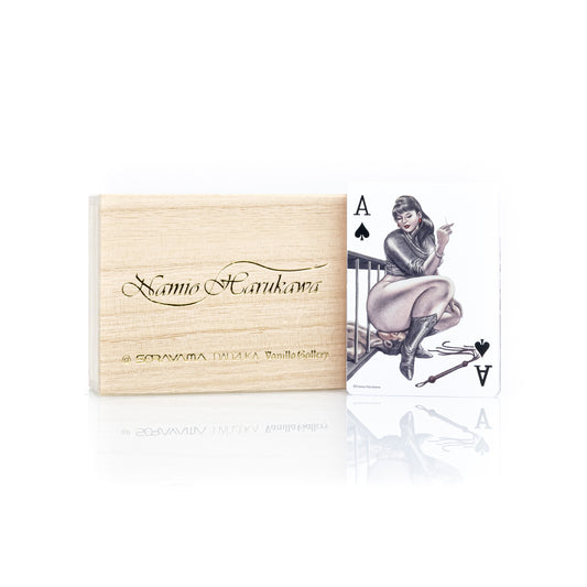 Namio Harukawa playing card produced and designed by Hajime Sorayama