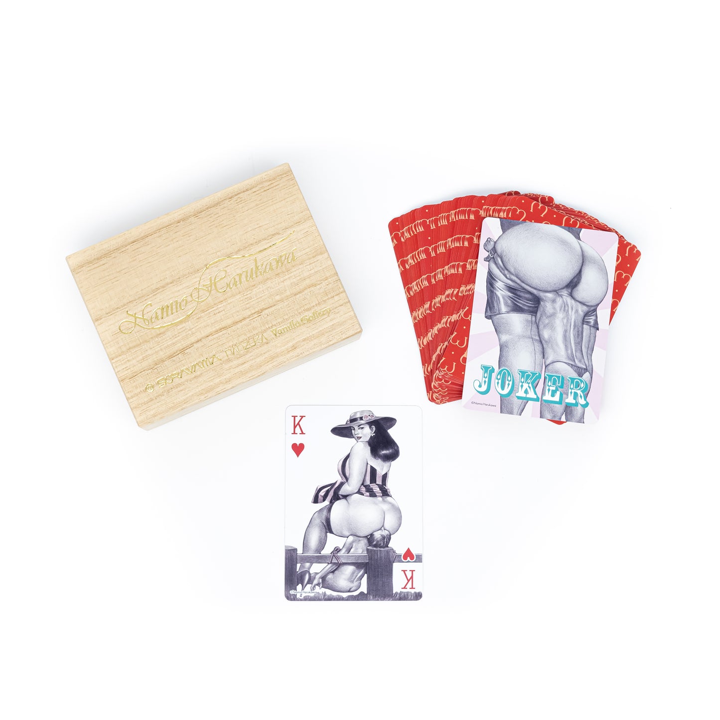 Namio Harukawa playing card  produced and designed by Hajime Sorayama